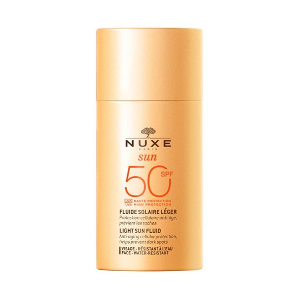 Nuxe Sun Αντηλιακή Κρέμα Προσώπου Ελαφριάς Υφής Spf50 50 ml