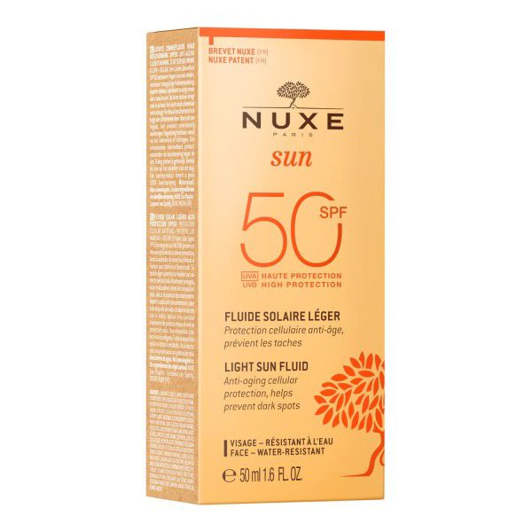 Nuxe Sun Αντηλιακή Κρέμα Προσώπου Ελαφριάς Υφής Spf50 50 ml