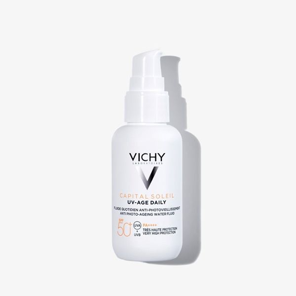 Vichy Capital Soleil UV-Age Daily Αντηλιακή Λεπτόρρευστη Κρέμα Προσώπου κατά της Φωτογήρανσης Spf50+ 80 ml