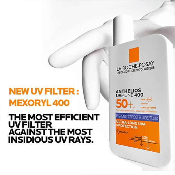 La Roche-Posay Anthelios UVMUNE 400 Anti-Dark Spots Fluid Spf50+ Λεπτόρρευστο Αντηλιακό κατά των Κηλίδων 50 ml