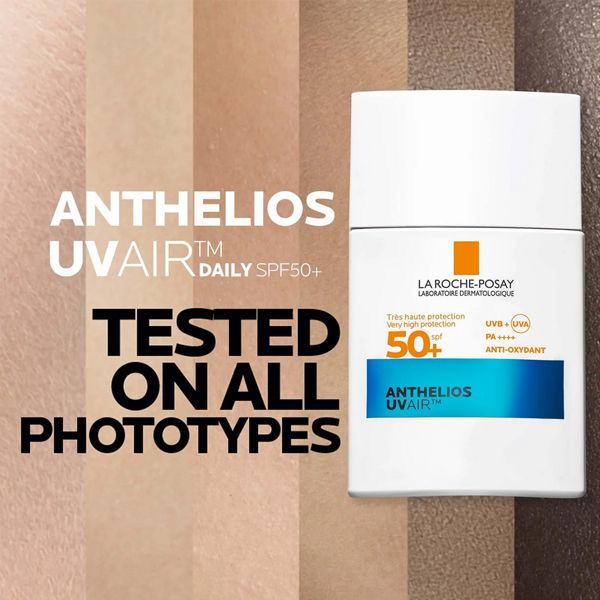 La Roche-Posay Anthelios Uvair Daily Invisible Fluid Αντηλιακό Προσώπου με Αέρινη Υφή Spf50+ 40 ml