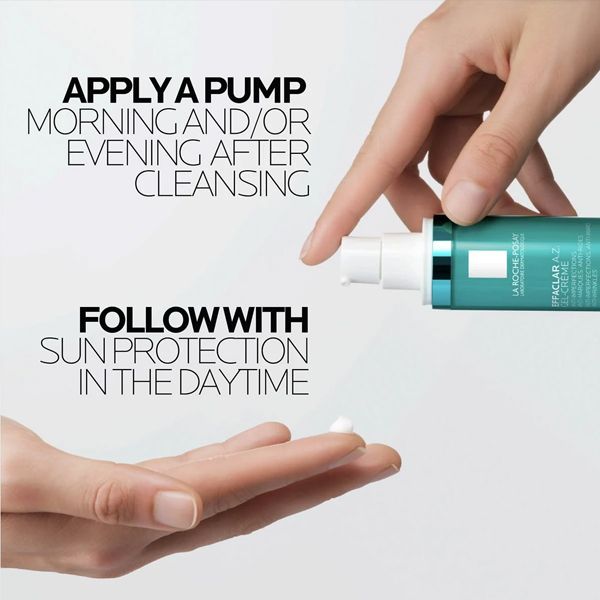 La Roche Posay Effaclar A.Z. Gel Cream για Ακμή Ενηλίκων και Πρώτες Ρυτίδες 40 ml