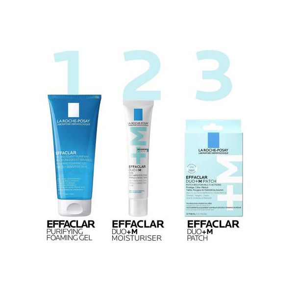 La Roche-Posay Effaclar Duo+M Patch Αυτοκόλλητο Επίθεμα Πολλαπλών Δράσεων κατά των Ατελειών 22 τμχ