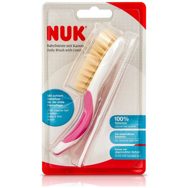 Nuk Set Βούρτσα & Χτένα για Βρέφη 0m+