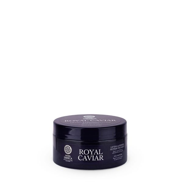 Natura Siberica Royal Caviar Hydrogel Μάσκα Προσώπου με Σύμπλεγμα Πεπτιδίων για Ενίσχυση της Σφριγηλότητας για 35+ Ετών 1 τμχ