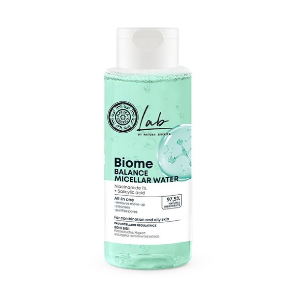 Natura Siberica Lab Biome Νερό Micellar Εξισορρόπησης για Λιπαρό / Κανονικό Δέρμα 400 ml