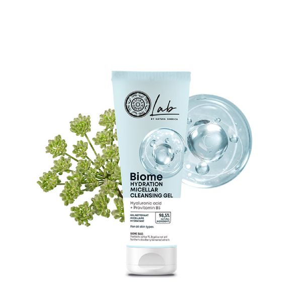Natura Siberica Lab Biome Ενυδατικό Τζελ Micellar Καθαρισμού για Κανονικό / Ξηρό Δέρμα 140 ml
