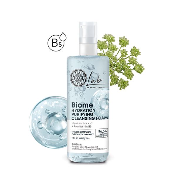 Natura Siberica Lab Biome Ενυδατικός Αφρός Καθαρισμού για Κανονικό / Ξηρό Δέρμα 200 ml