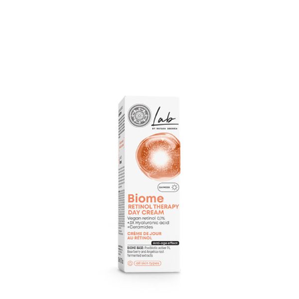 Natura Siberica Lab Biome Retinol Therapy Κρέμα Ημέρας με Ρετινόλη για τις Πρώτες Ρυτίδες 50 ml