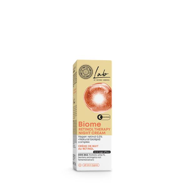Natura Siberica Lab Biome Retinol Therapy Κρέμα Ημέρας με Ρετινόλη για τις Πρώτες Ρυτίδες 50 ml