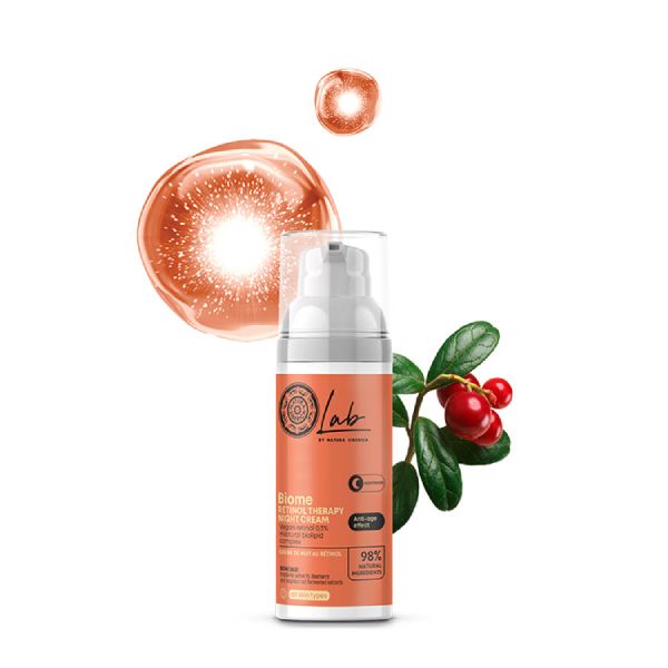 Natura Siberica Lab Biome Retinol Therapy Κρέμα Ημέρας με Ρετινόλη για τις Πρώτες Ρυτίδες 50 ml
