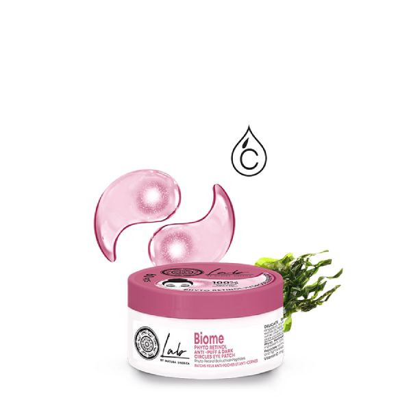 Natura Siberica Lab Biome Phyto Retinol Patches Ματιών για Πρηξίματα και Μαύρους Κύκλους με Ρετινόλη 60 τμχ