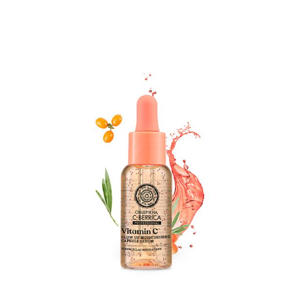 Oblepikha C-Berrica Vitamin C Glow Up Ορός Προσώπου Ενυδατική Κάψουλα για Λάμψη 30 ml
