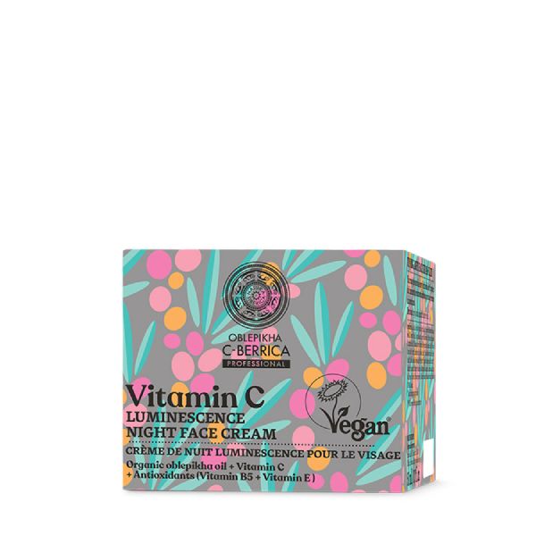 Oblepikha C-Berrica Vitamin C Luminescence Κρέμα Νυκτός Προσώπου για Λάμψη 50 ml