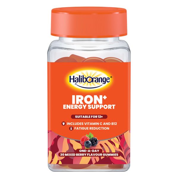 HalibOrange Iron+ Energy Support Mixed Berry Gummies Συμπλήρωμα Διατροφής με Σίδηρο 30 ζελεδάκια