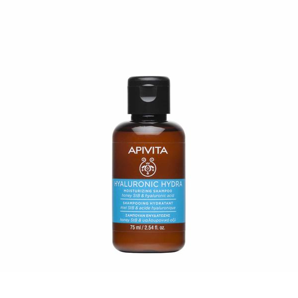 Apivita Hyaluronic Hydra Ενυδατικό Σαμπουάν για Λεπτά Μαλλιά 75 ml Travel size