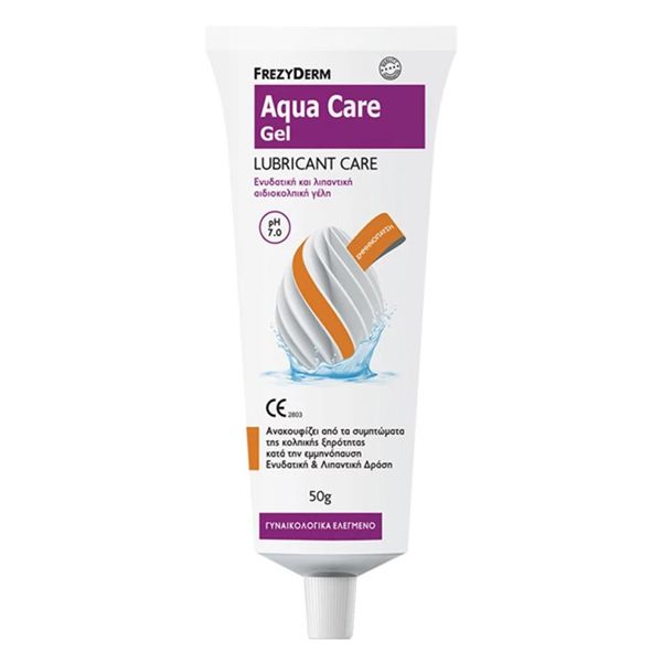 Frezyderm Aqua Care Gel Lubricant Care pH7.0 Ενυδατική και Λιπαντική Αιδιοκολπική Γέλη 50 gr