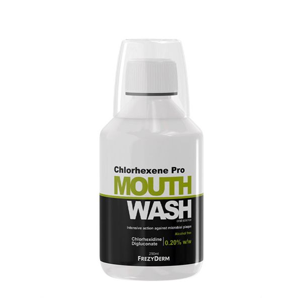 Frezyderm Chlorhexene Pro Mouthwash Στοματικό Διάλυμα κατά της Μικροβιακής Πλάκας 250 ml
