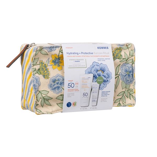 Korres Set με Yoghurt Sunscreen Face & Eyes Cream Αντηλιακή Κρέμα Προσώπου & Ματιών Spf50 50 ml και Δώρο Nourishing Probiotic Gel-Cream Ενυδατική Κρέμα-Τζελ Προσώπου 20 ml