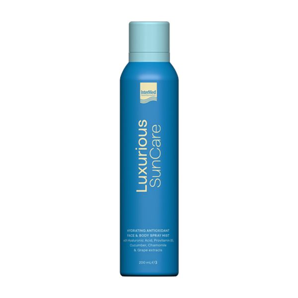 Luxurious Suncare Αναζωογονητικό Spray Mist Προσώπου, Σώματος με Υαλουρονικό Οξύ 200 ml