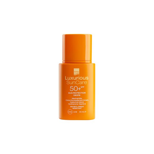 Luxurious Suncare Protection Drops Spf50+ Λεπτόρρευστο Αντηλιακό Γαλάκτωμα Προσώπου 30 ml