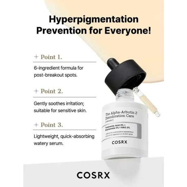 COSRX The Alpha Arbutin 2 Discoloration Care Serum Ορός για Πανάδες και Δυσχρωμίες 50 ml
