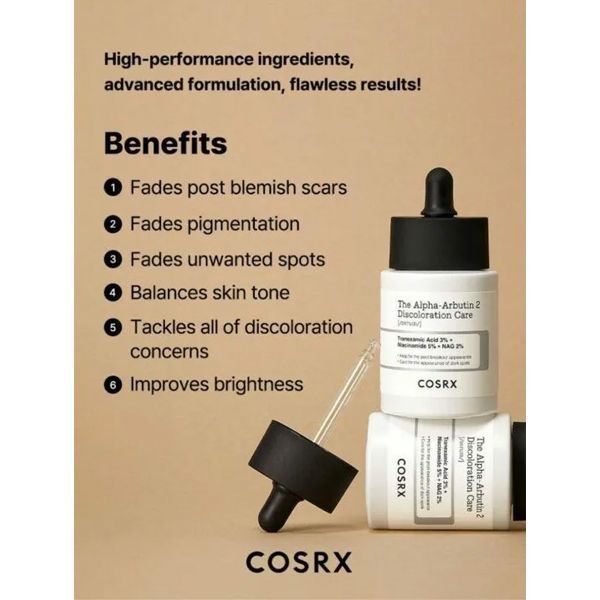 COSRX The Alpha Arbutin 2 Discoloration Care Serum Ορός για Πανάδες και Δυσχρωμίες 50 ml