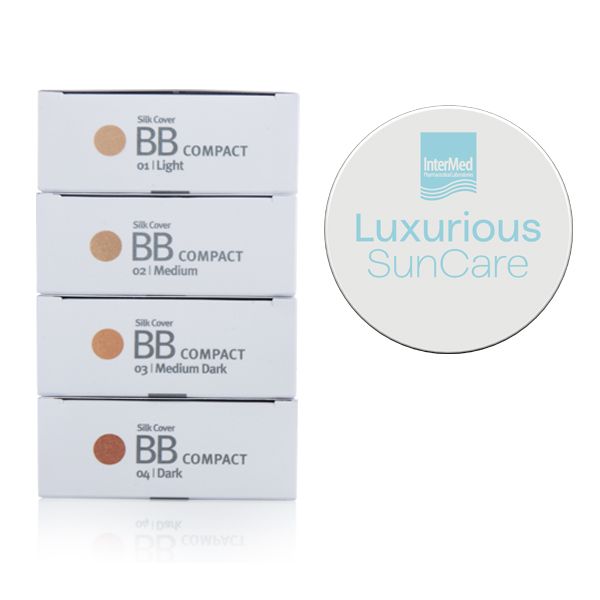 Luxurious Suncare Silk Cover BB Compact Spf50+ 02 Medium 12g