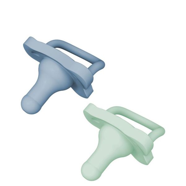 Dr. Brown's Happy Paci Πιπίλα Σιλικόνης Μπλε και Πράσινη 0-6m 2 τμχ