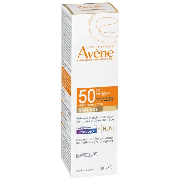 Avene Eau Thermale Fluid Anti-Age Αντηλιακή Κρέμα Προσώπου Spf50 40 ml