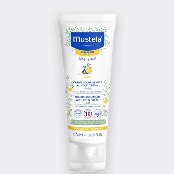 Mustela Bebe Nourishing Cream with Cold Cream Βρεφική Ενυδατική Κρέμα Προσώπου 40 ml