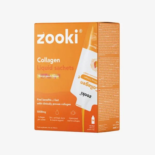 Zooki Collagen Mango-Peach Πόσιμο Κολλαγόνο 14 φακελάκια