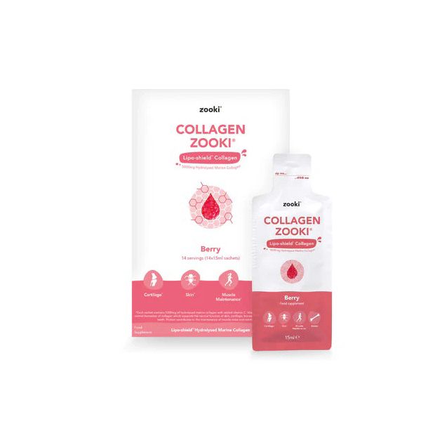 Zooki Collagen Berry Πόσιμο Κολλαγόνο 14 φακελάκια