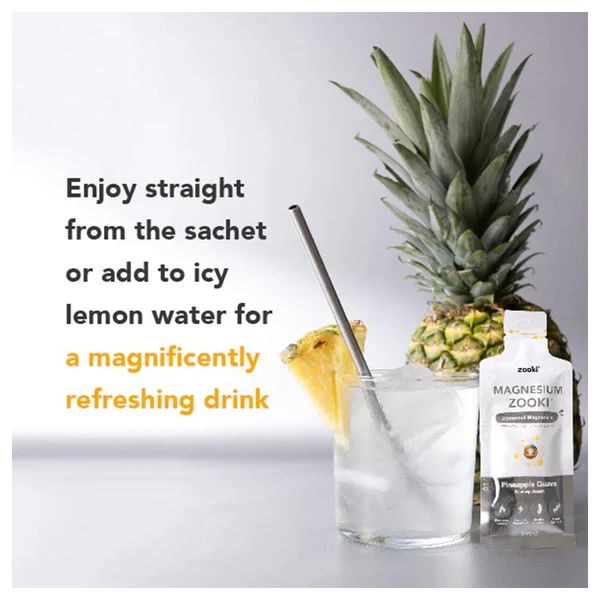 Zooki Liposomal Magnesium Bisglycinate Pineapple Guava 14 φακελάκια