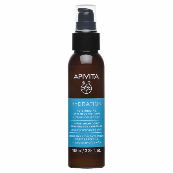Apivita Hydration Moisturizing Leave In Conditioner με Υαλουρονικό Οξύ & Αλόη 100 ml