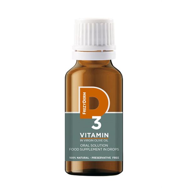 Frezyderm Vitamin D3 Πόσιμο Συμπλήρωμα Διατροφής σε Σταγόνες 20 ml