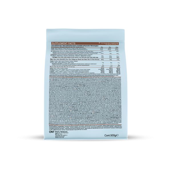 QNT Liife Whey Protein BCAA and Fiber Light Digest Πρωτεΐνη Ορού Γάλακτος και Φυτικές Ίνες με Γεύση Belgian Chocolate 500 gr