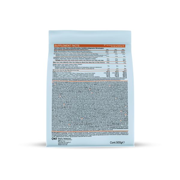 QNT Liife Whey Protein BCAA and Fiber Light Digest Πρωτεΐνη Ορού Γάλακτος και Φυτικές Ίνες με Γεύση Hazelnut Chocolate 500 gr