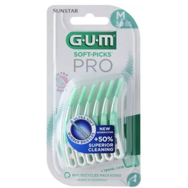 Gum Soft Picks PRO Μεσοδόντια Βουρτσάκια Medium 30 τμχ