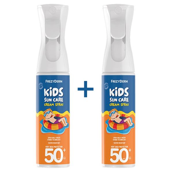 Frezyderm Kids Sun Care Cream Spray Παιδικό Αντηλιακό Σπρέι Προσώπου/Σώματος Spf50+ 275ml 1+1