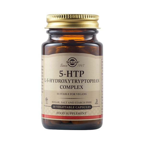 Solgar 5-HTP L-5-Hydroxytryptophan Complex 100mg 30 veg. caps