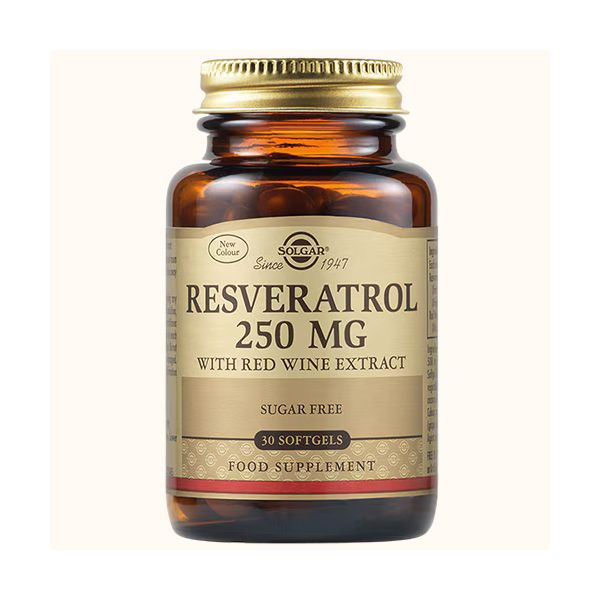Solgar Resveratrol 250mg 30 softgels