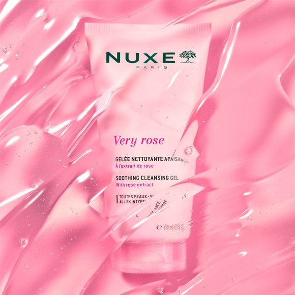 Nuxe Very Rose Soothing Cleansing Gel Καθαριστικό Προσώπου 150 ml