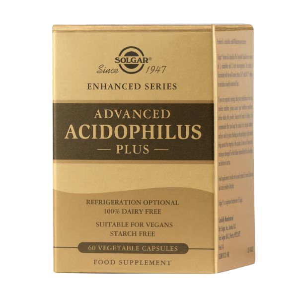 Solgar Advanced Acidophilus Plus 60 Φυτικές Κάψουλες
