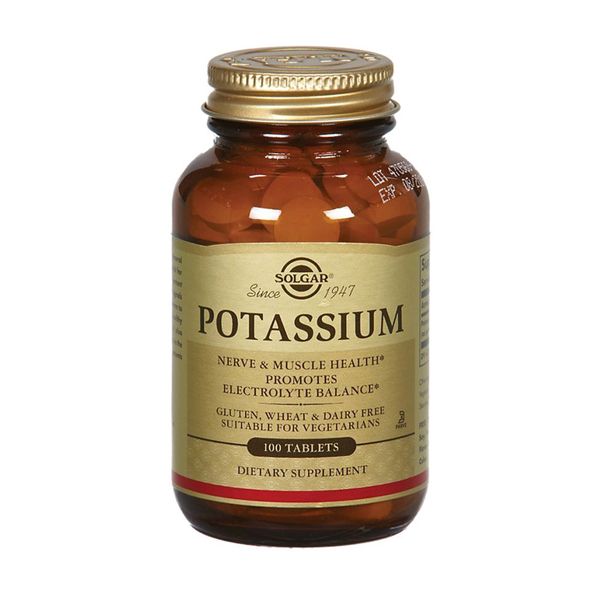 Solgar Potassium Gluconate 99mg 100 tabs