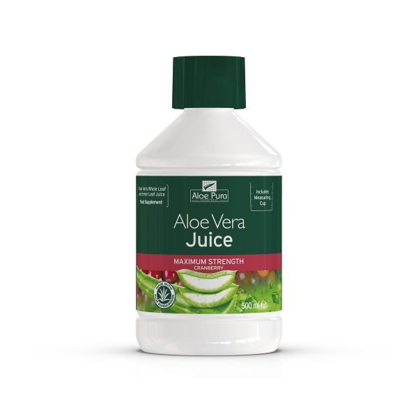 Optima Aloe Pura Aloe Vera Χυμός με Γεύση Cranberry 500 ml