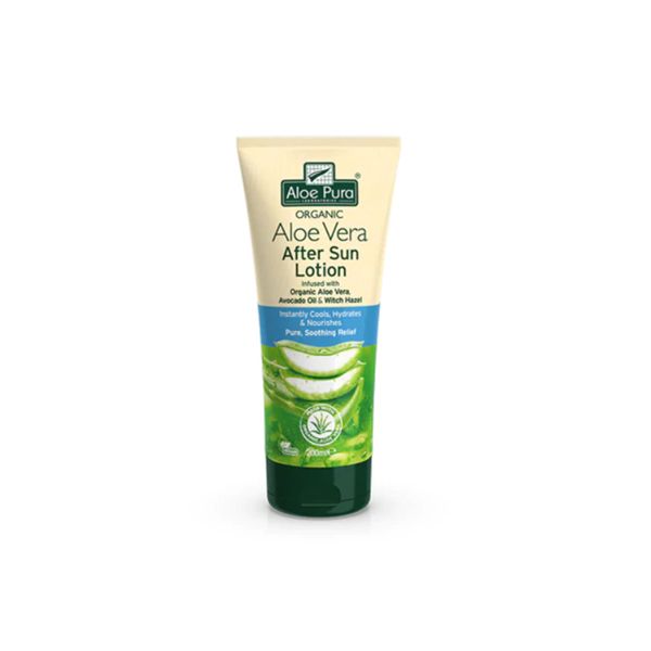 Optima Aloe Pura Organic Aloe Vera After Sun Lotion 200 ml