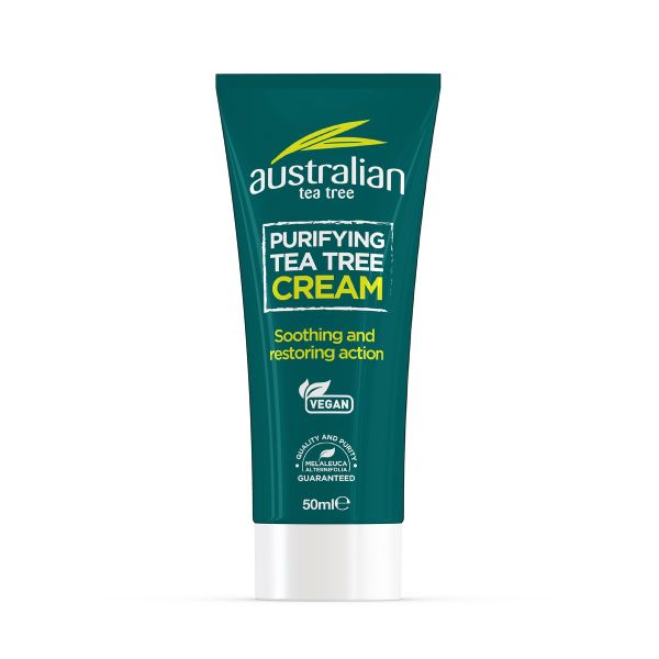 Optima Australian Tea Tree Αντισηπτική Κρέμα με Αιθέριο Έλαιο Τεϊόδεντρου Καταπραΰνει και Επανορθώνει 50 ml