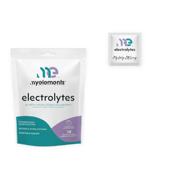 My Elements Electrolytes Ηλεκτρολύτες με Κάλιο, Νάτριο, Χλώριο και Μαγνήσιο με Γεύση Πορτοκάλι 20 Αναβράζοντα Δισκία