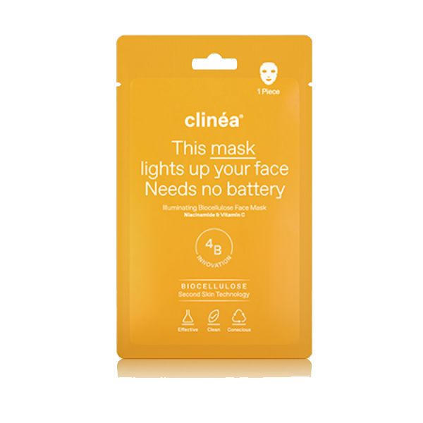Clinea Μάσκα Προσώπου Λάμψης από Βιοκυτταρίνη Tissue 1 Τμχ Clinea Μάσκα Προσώπου Λάμψης από Βιοκυτταρίνη Tissue 1 Τμχ